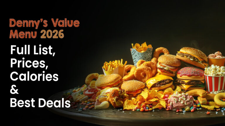 Denny’s value menu